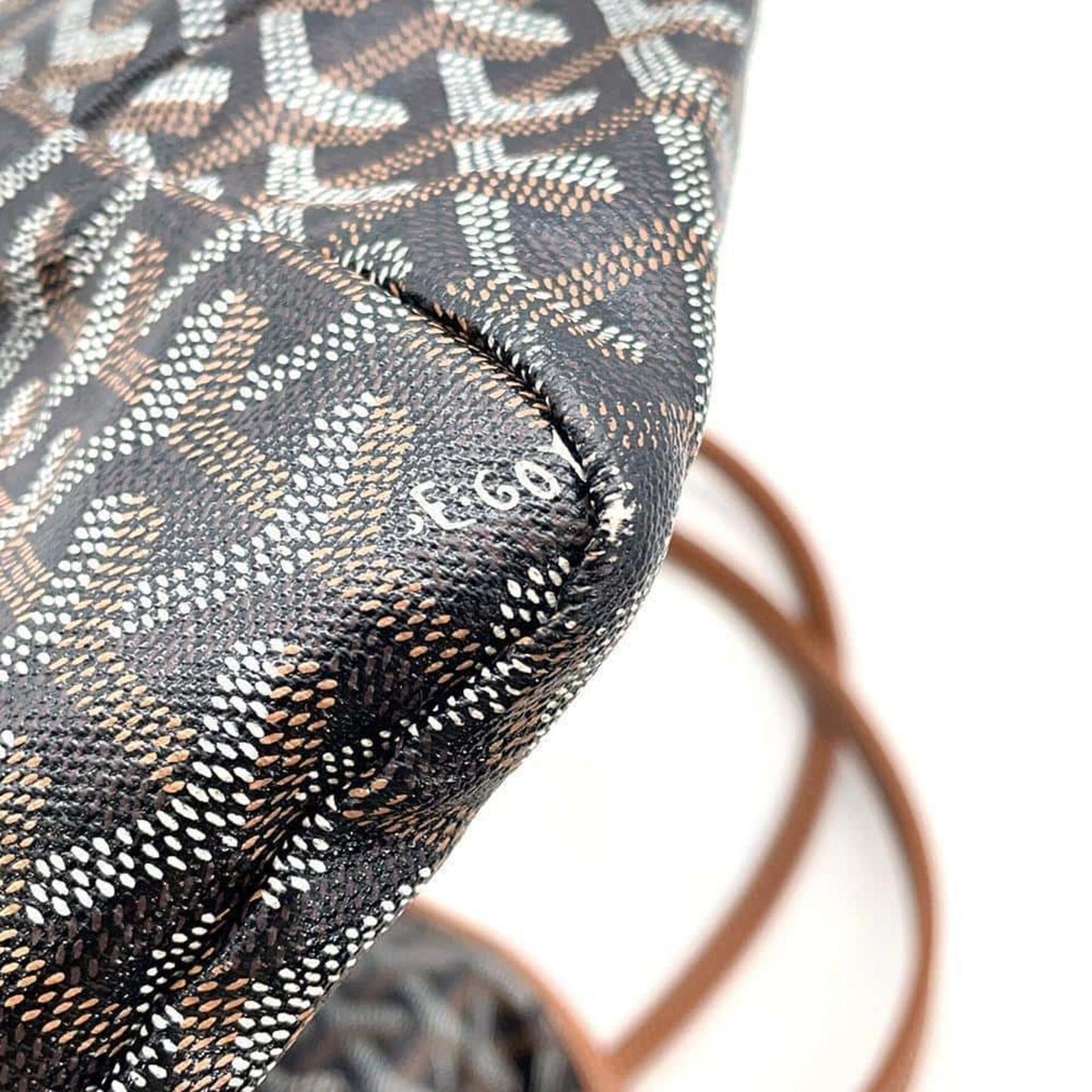 GOYARD Saint Louis PVC Leather Brown Tote Preloved