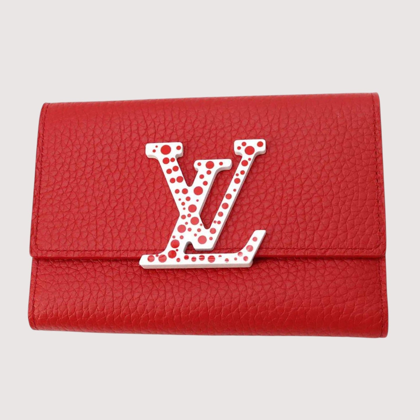Louis Vuitton Capucine Taurillon Leather Rouge Wallet Preloved
