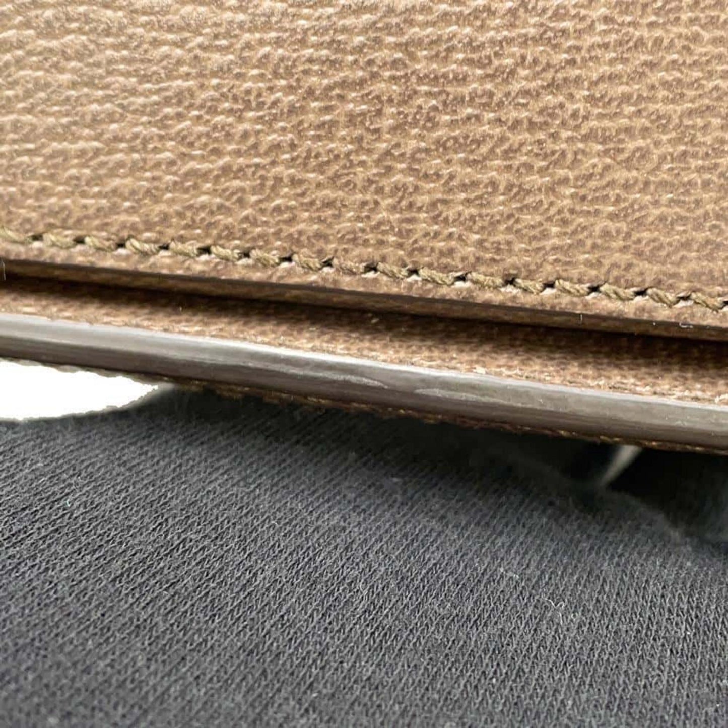 BALENCIAGA GUCCI Collaboration PVC Leather Beige Brown Shoulder Bag Preloved