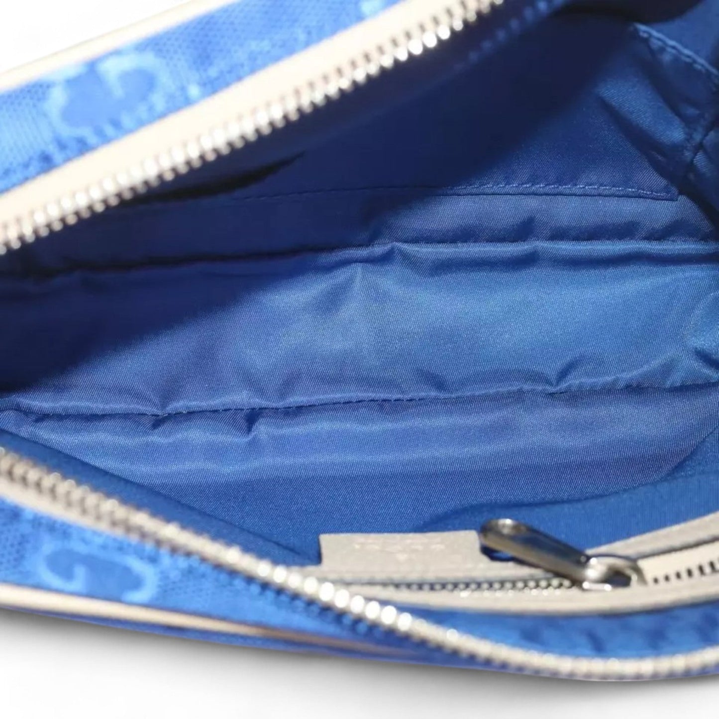Gucci GG Nylon Bum Bag Body Bag Blue Unisex