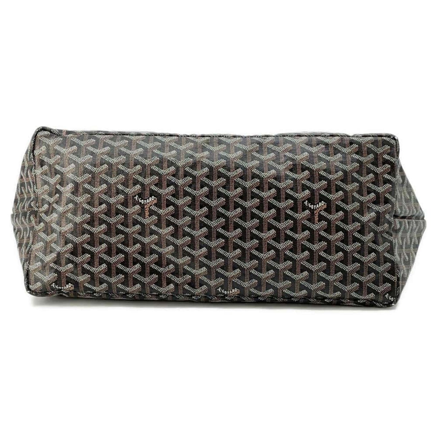 GOYARD Saint Louis PVC Leather Brown Tote Preloved