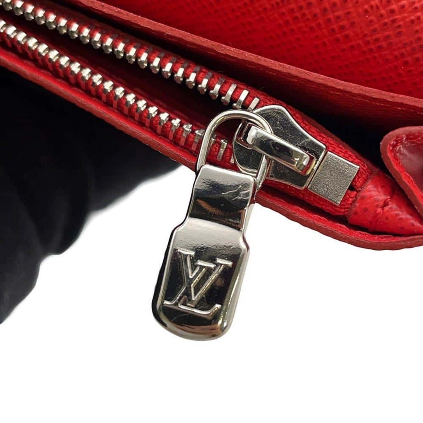 Louis Vuitton Brazza Epi Leather Red Wallet Preloved