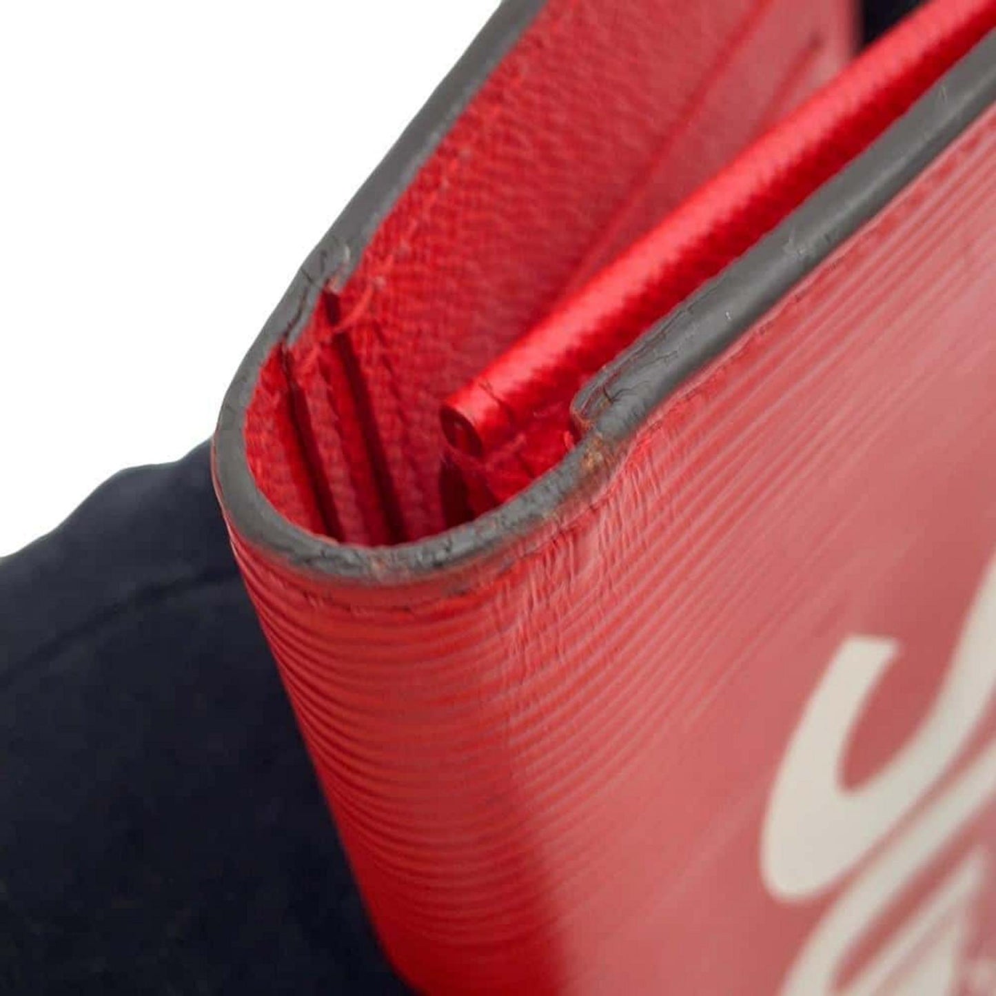 Louis Vuitton Brazza Epi Leather Red Wallet Preloved