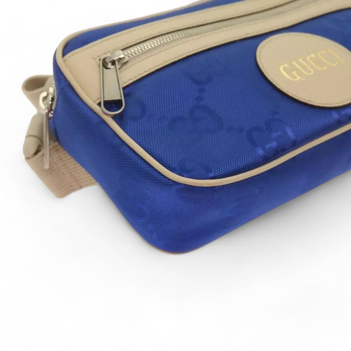 Gucci GG Nylon Bum Bag Body Bag Blue Unisex