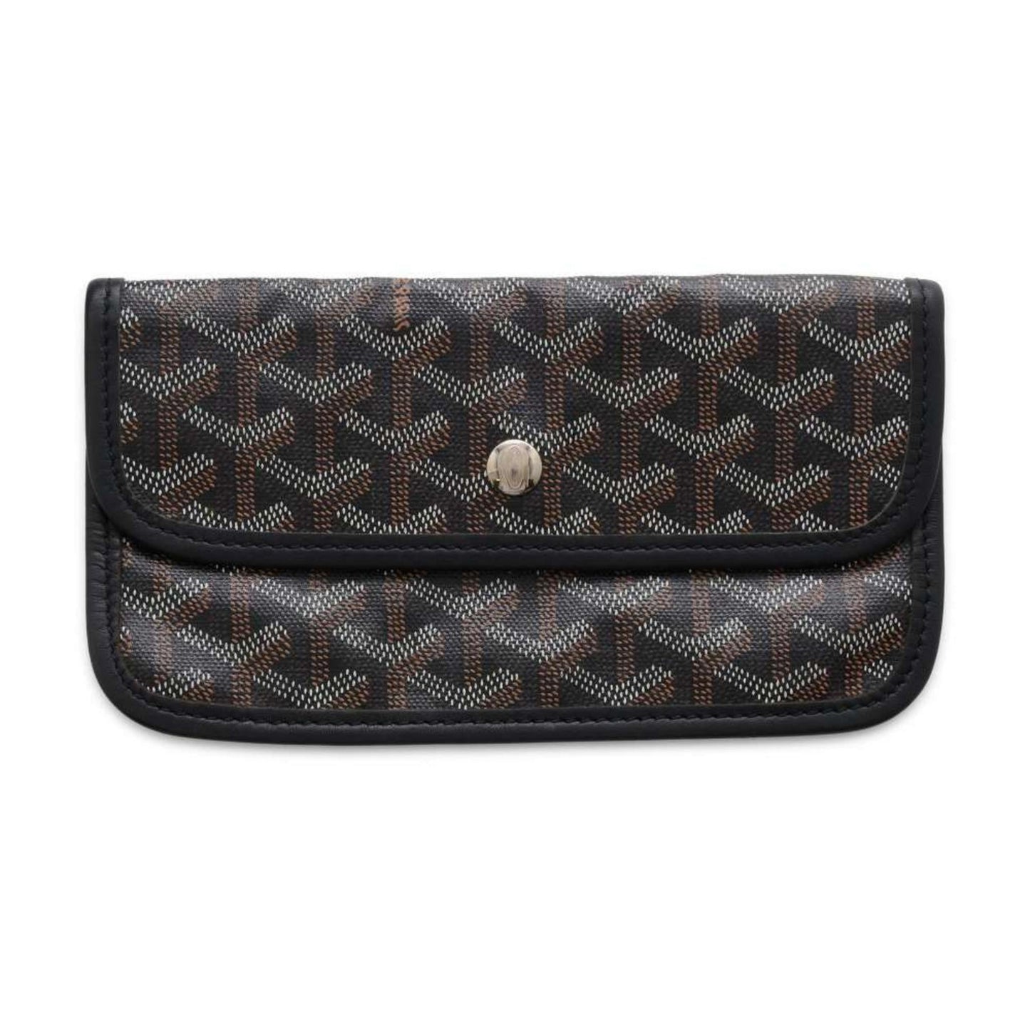 GOYARD Saint Louis PVC Leather Black Handbag Preloved