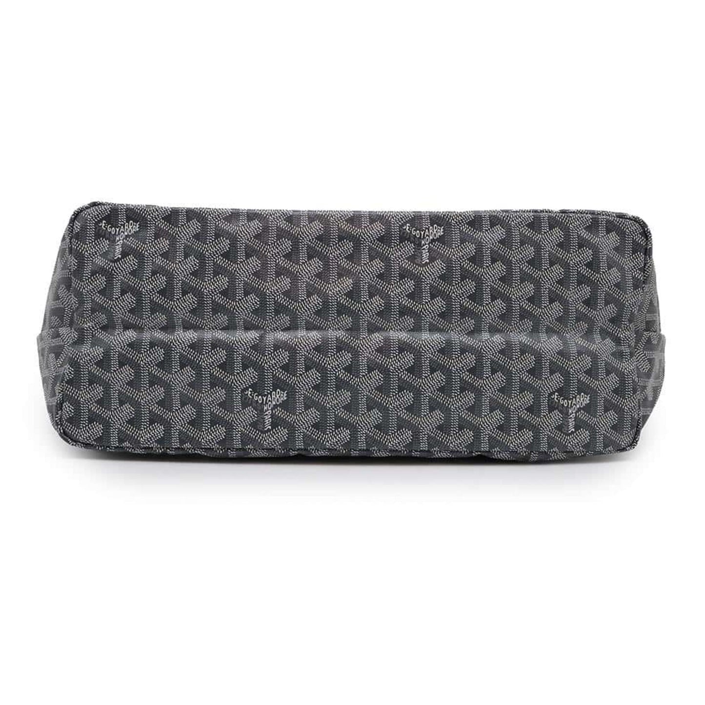GOYARD Saint Louis PVC Leather Gray Tote Preloved