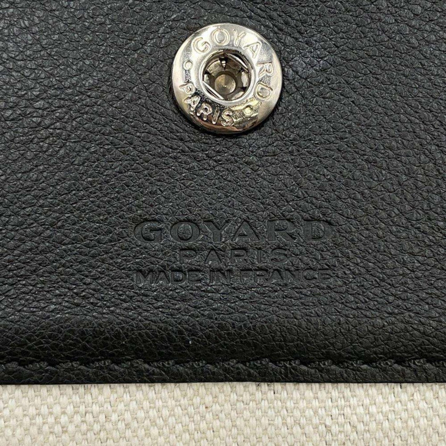 Goyard Saint Louis PVC Leather Black Tote Bag Preloved