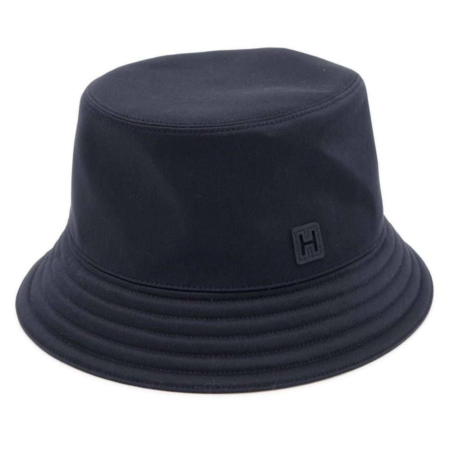 HERMES Fred H-Cut Cotton Marine Indigo Hat Preloved