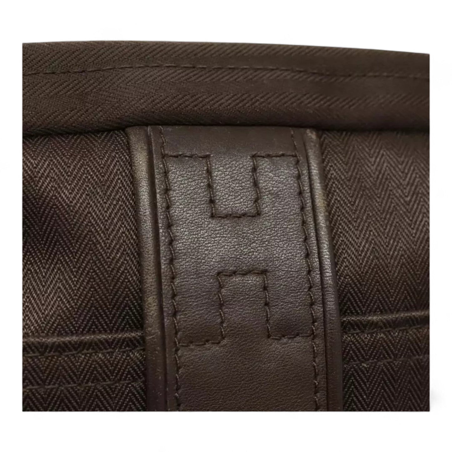 Hermes Akapu Luco Waist Bag Canvas Brown