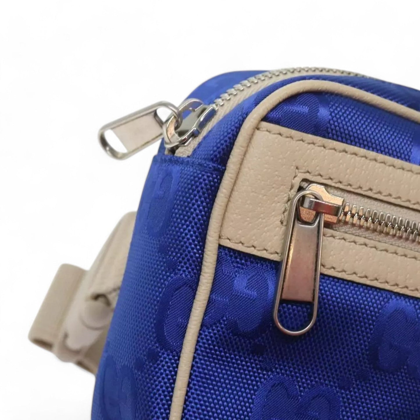 Gucci GG Nylon Bum Bag Body Bag Blue Unisex