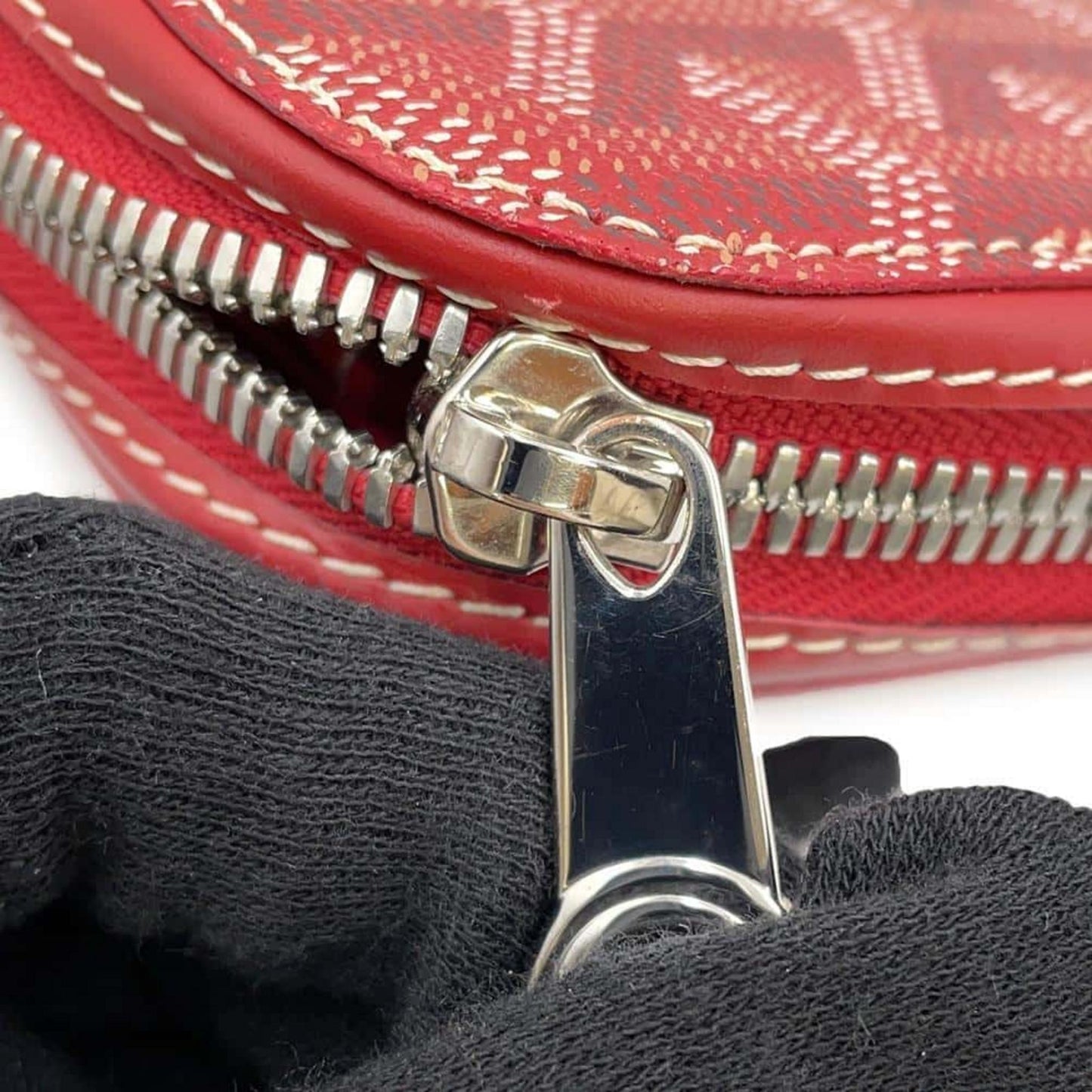 GOYARD Opera Calf Leather PVC Red Organizer Preloved