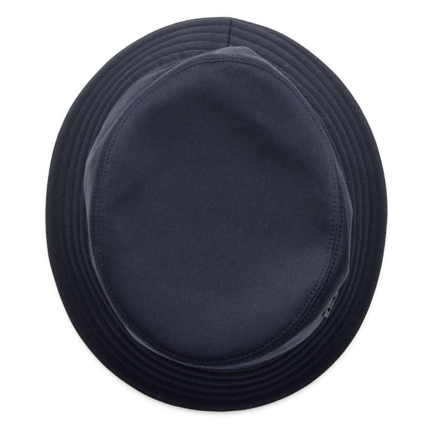 HERMES Fred H-Cut Cotton Marine Indigo Hat Preloved