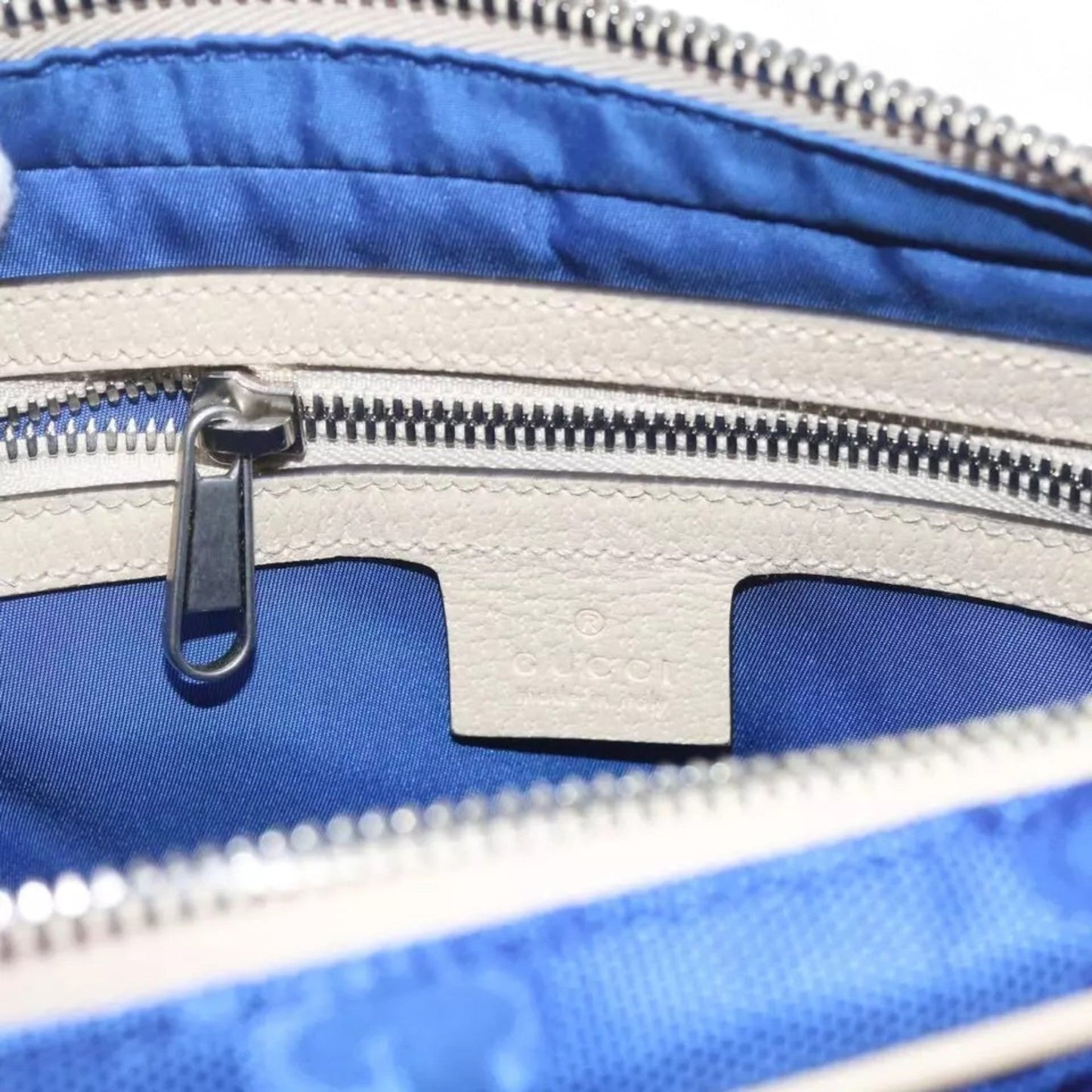 Gucci GG Nylon Bum Bag Body Bag Blue Unisex