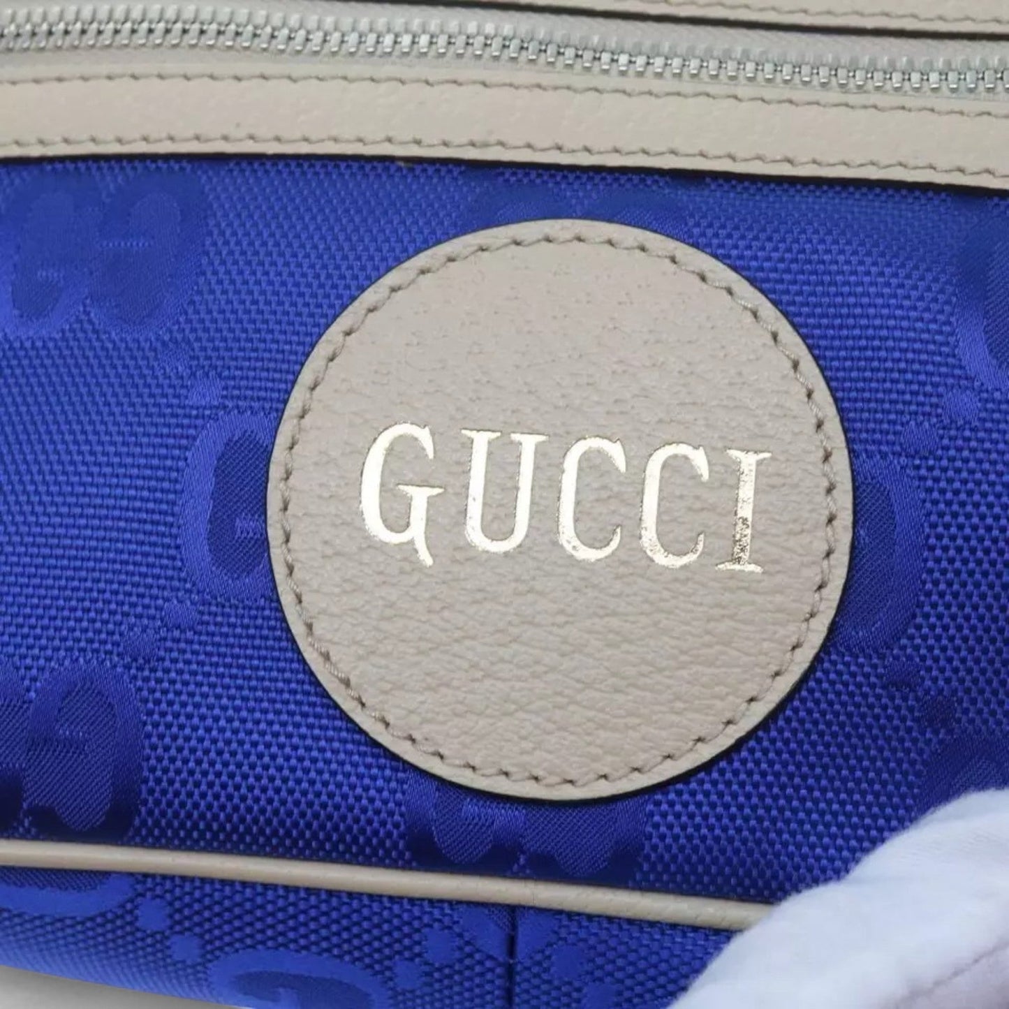 Gucci GG Nylon Bum Bag Body Bag Blue Unisex
