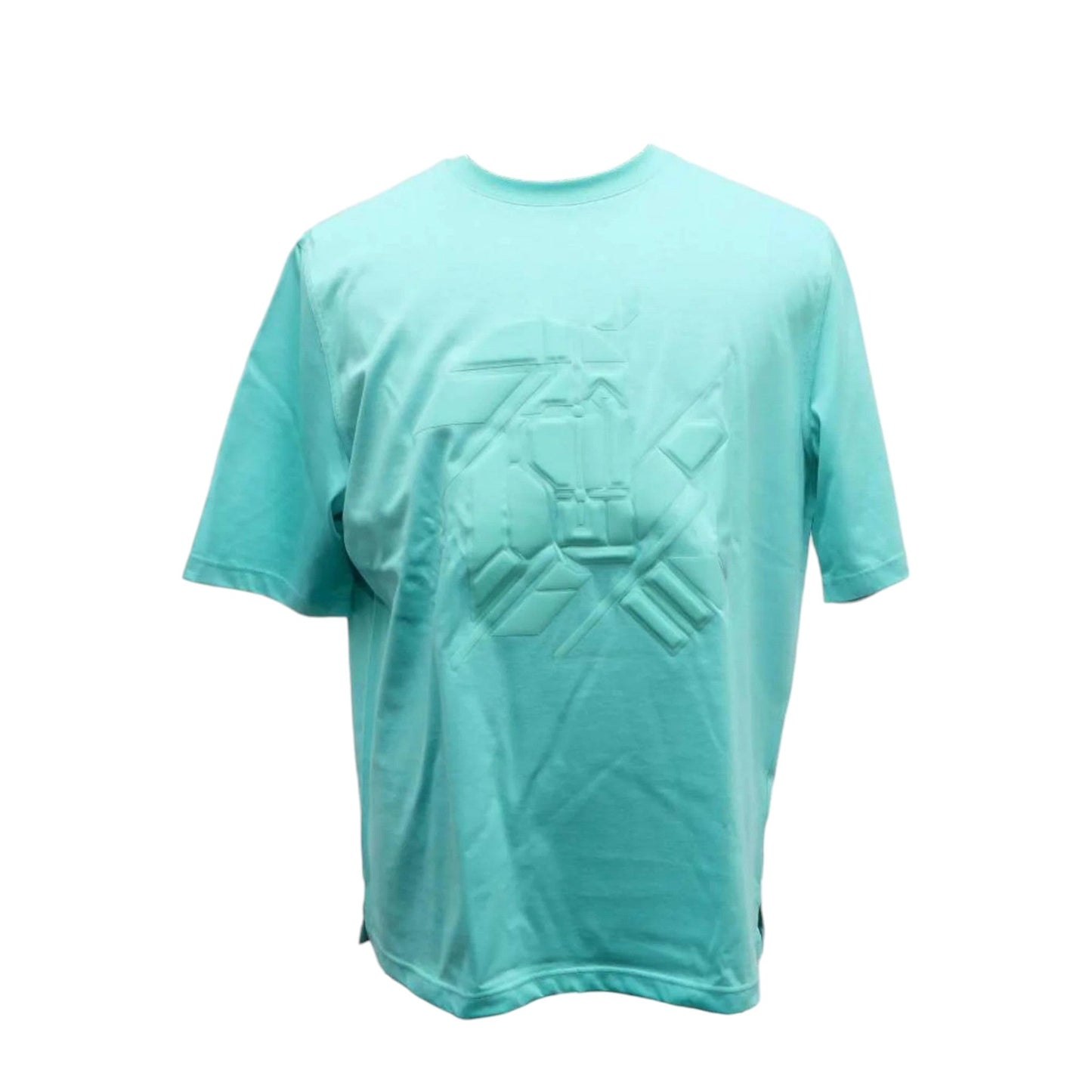 HERMES Chevaux en Symmetry Cotton Lagon TShirt Preloved
