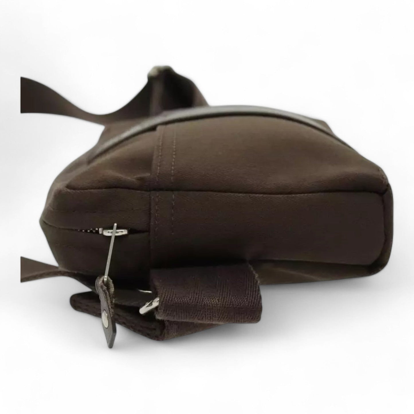 Hermes Akapu Luco Waist Bag Canvas Brown