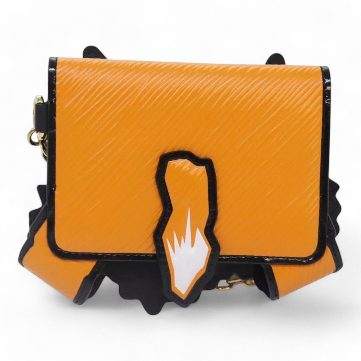 Louis Vuitton Catgram Card Holder Orange Card Case Unisex Classic Design with Box Chain