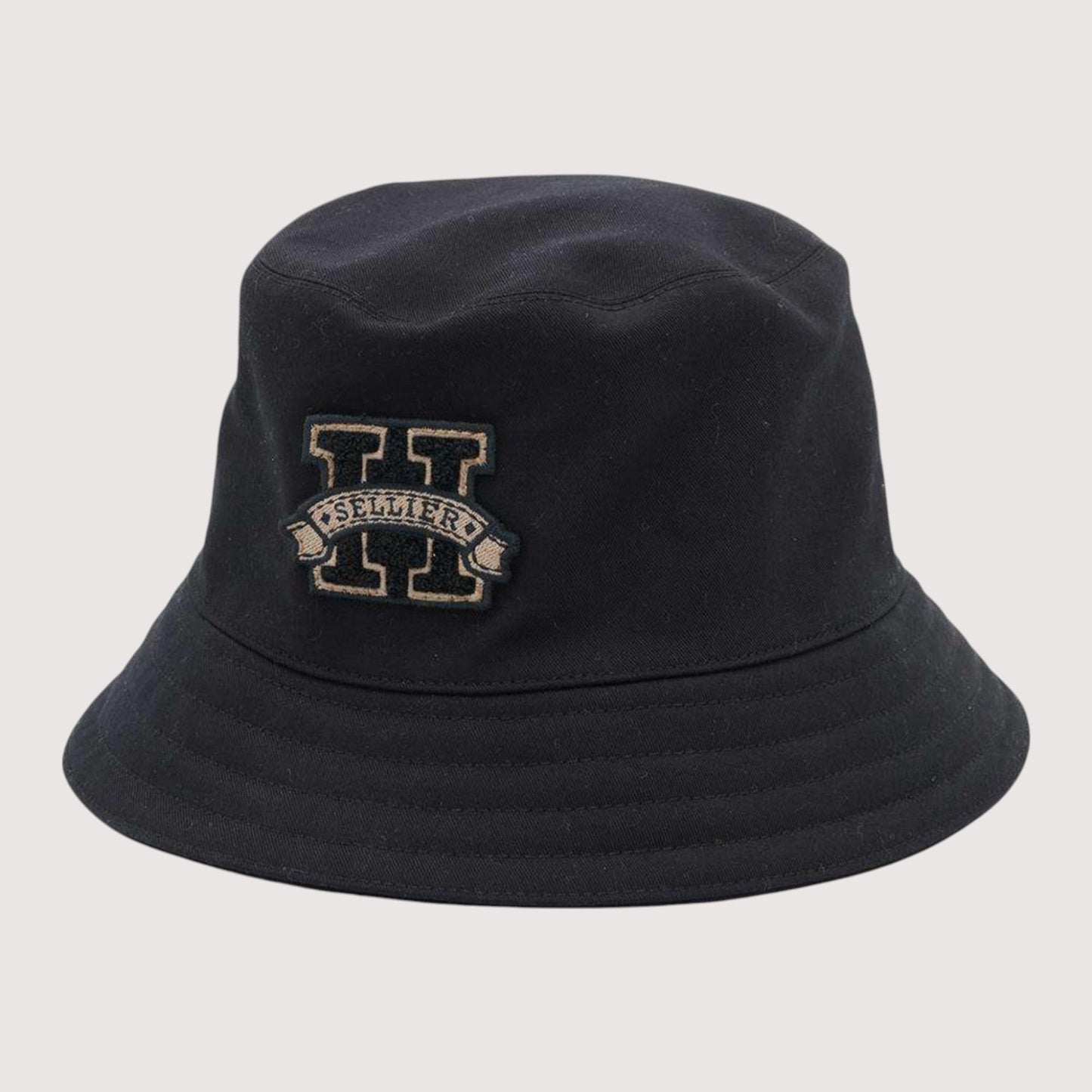 HERMES Harper Cotton Black Bucket Hat Preloved