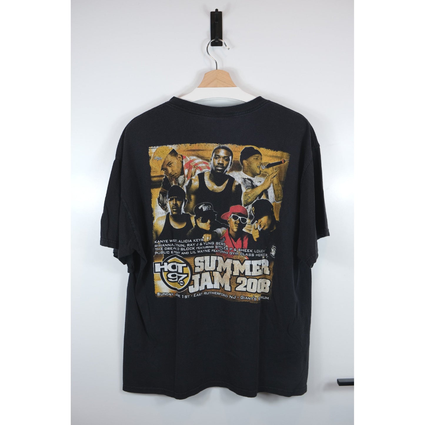 Hot 97 Summer Jam 2008 Vintage Graphic T-Shirt - XL