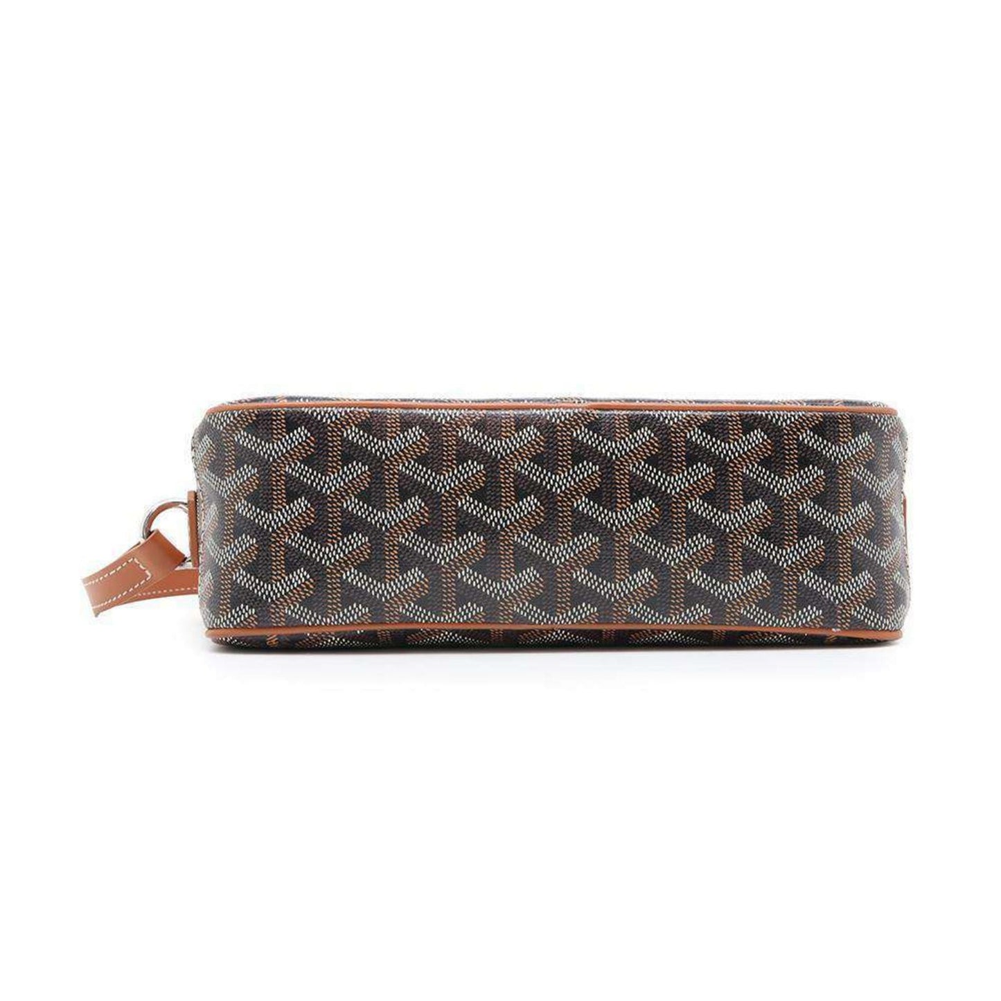 GOYARD CupVert PVC Leather Brown Black Wallet Preloved