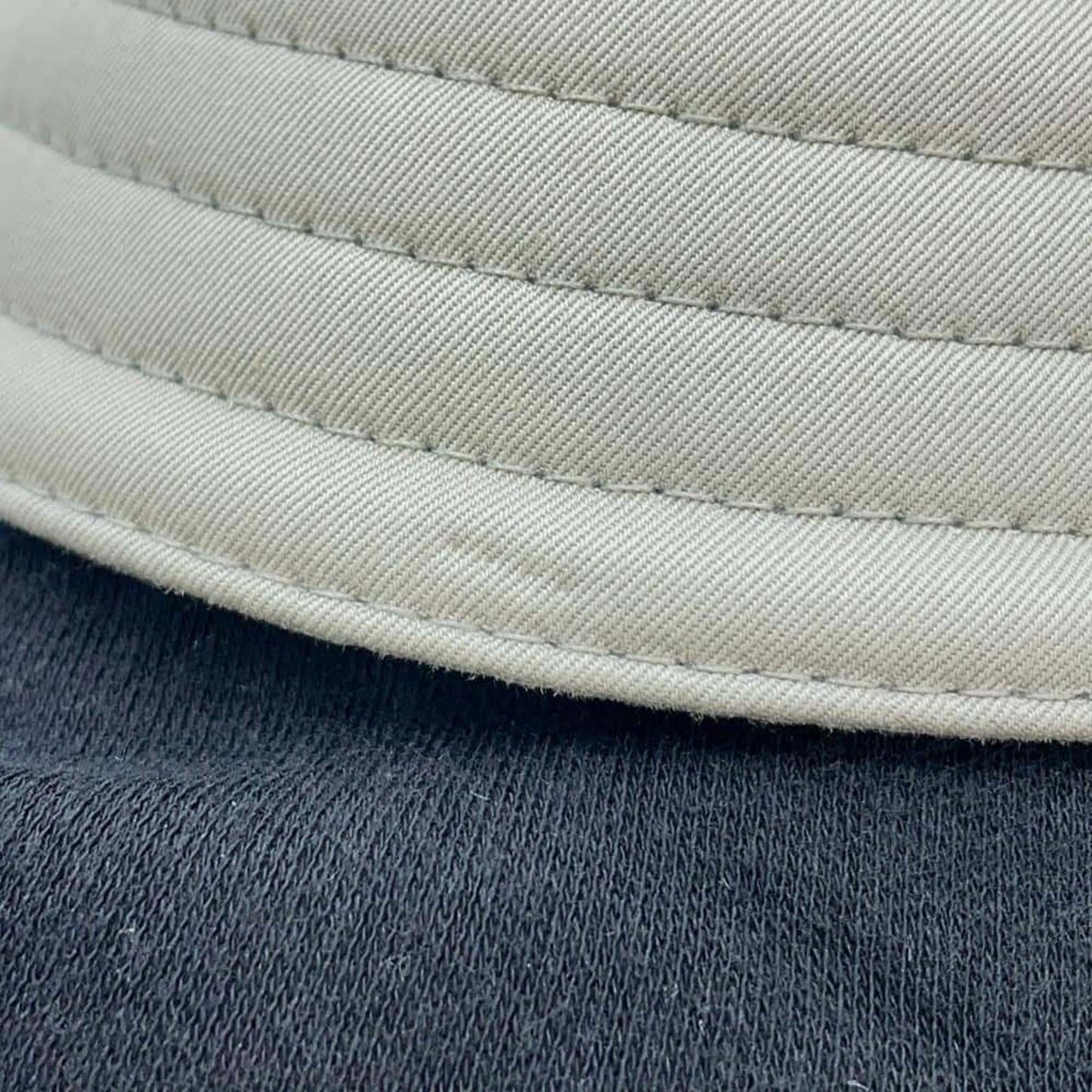 HERMES Fred H Cotton Polyurethane Gray Bucket Hat Preloved