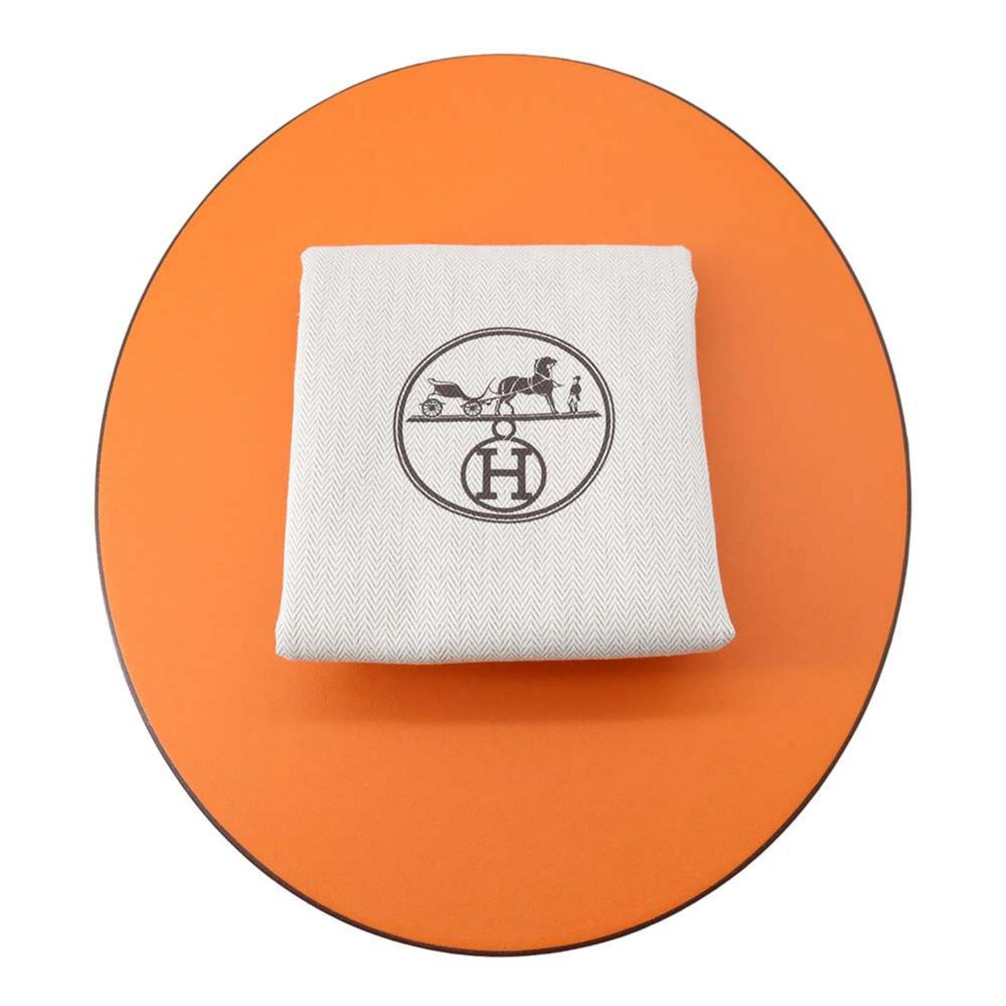 HERMES 9636415 Cotton Black Hat New