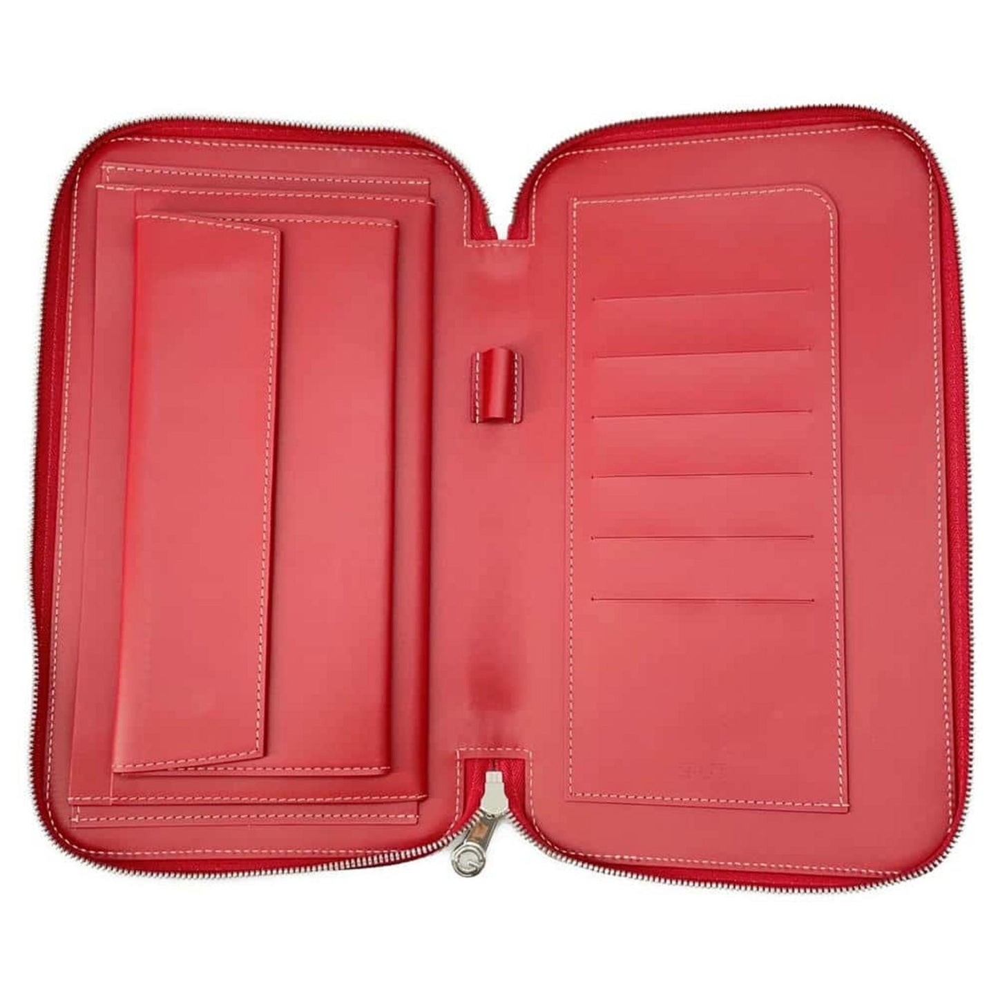 GOYARD Opera Calf Leather PVC Red Organizer Preloved