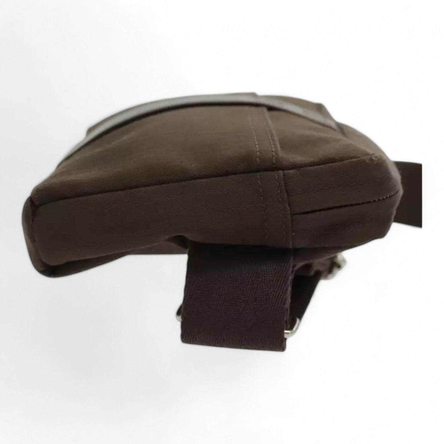 Hermes Akapu Luco Waist Bag Canvas Brown