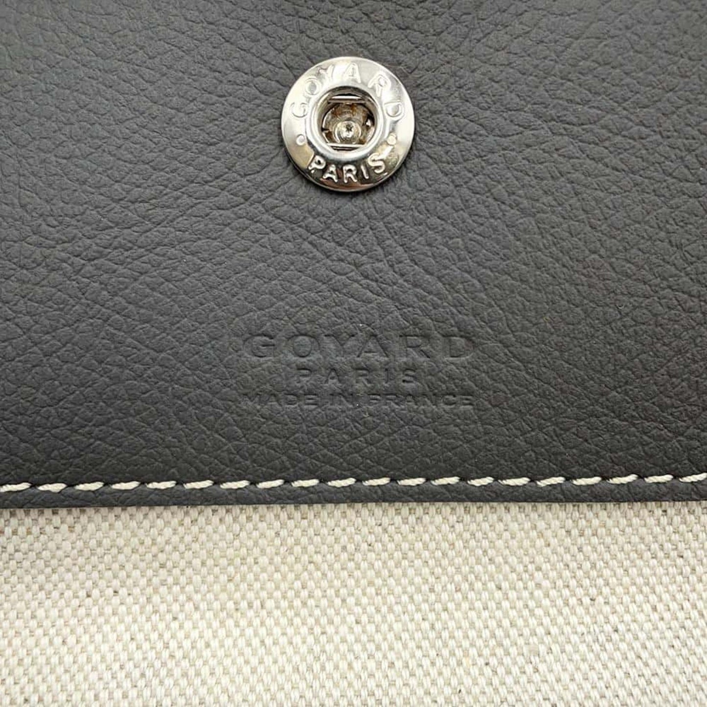 GOYARD Saint Louis PVC Leather Gray Tote Preloved