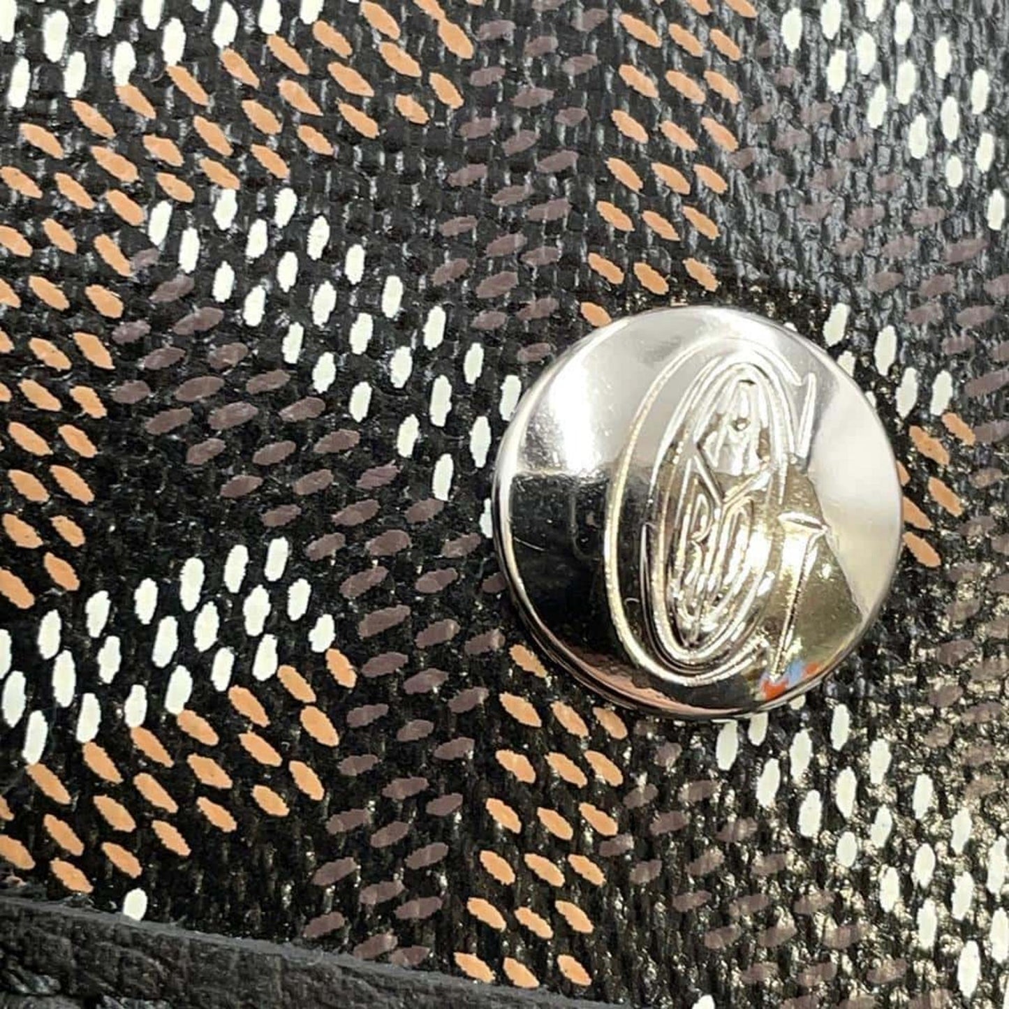 GOYARD Saint Louis PVC Leather Black Tote Preloved