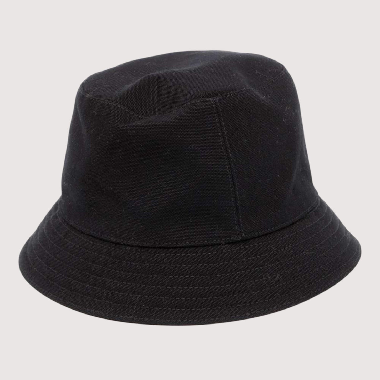 HERMES Calvi Cotton Black Bucket Hat Preloved
