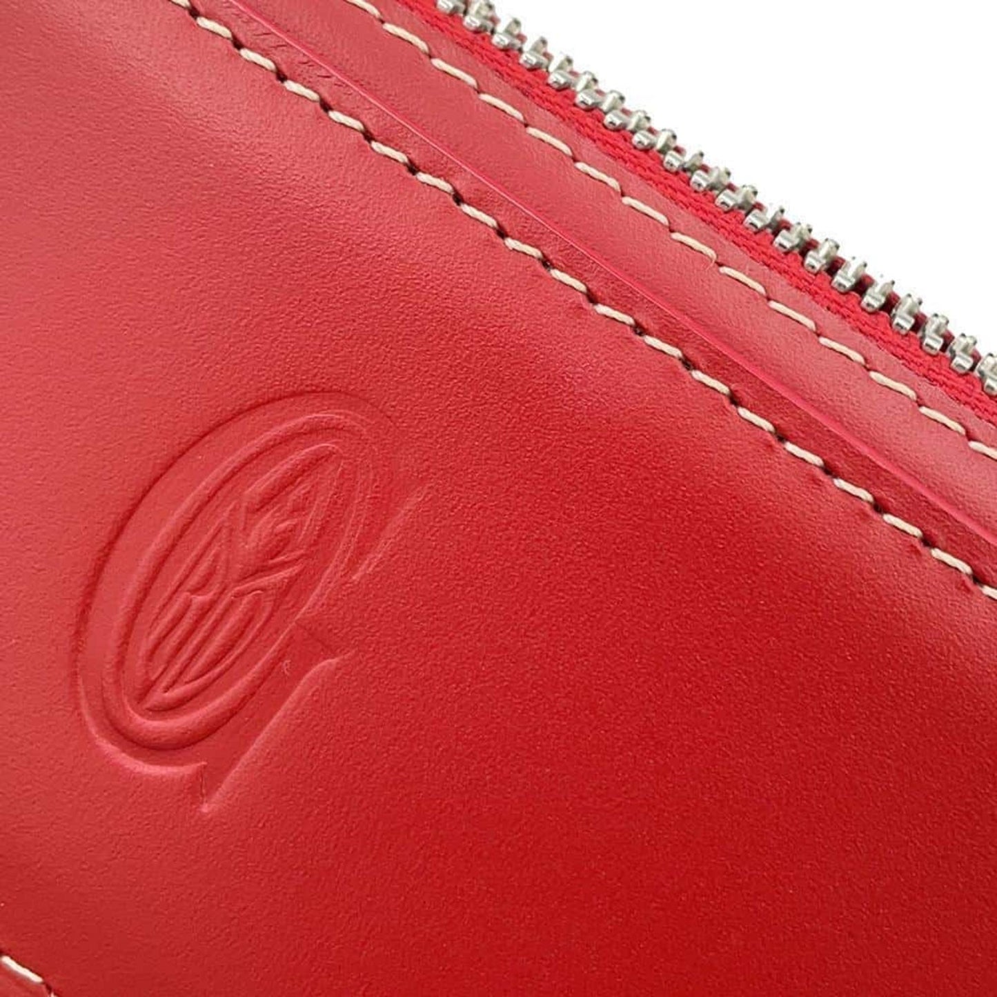 GOYARD Opera Calf Leather PVC Red Organizer Preloved