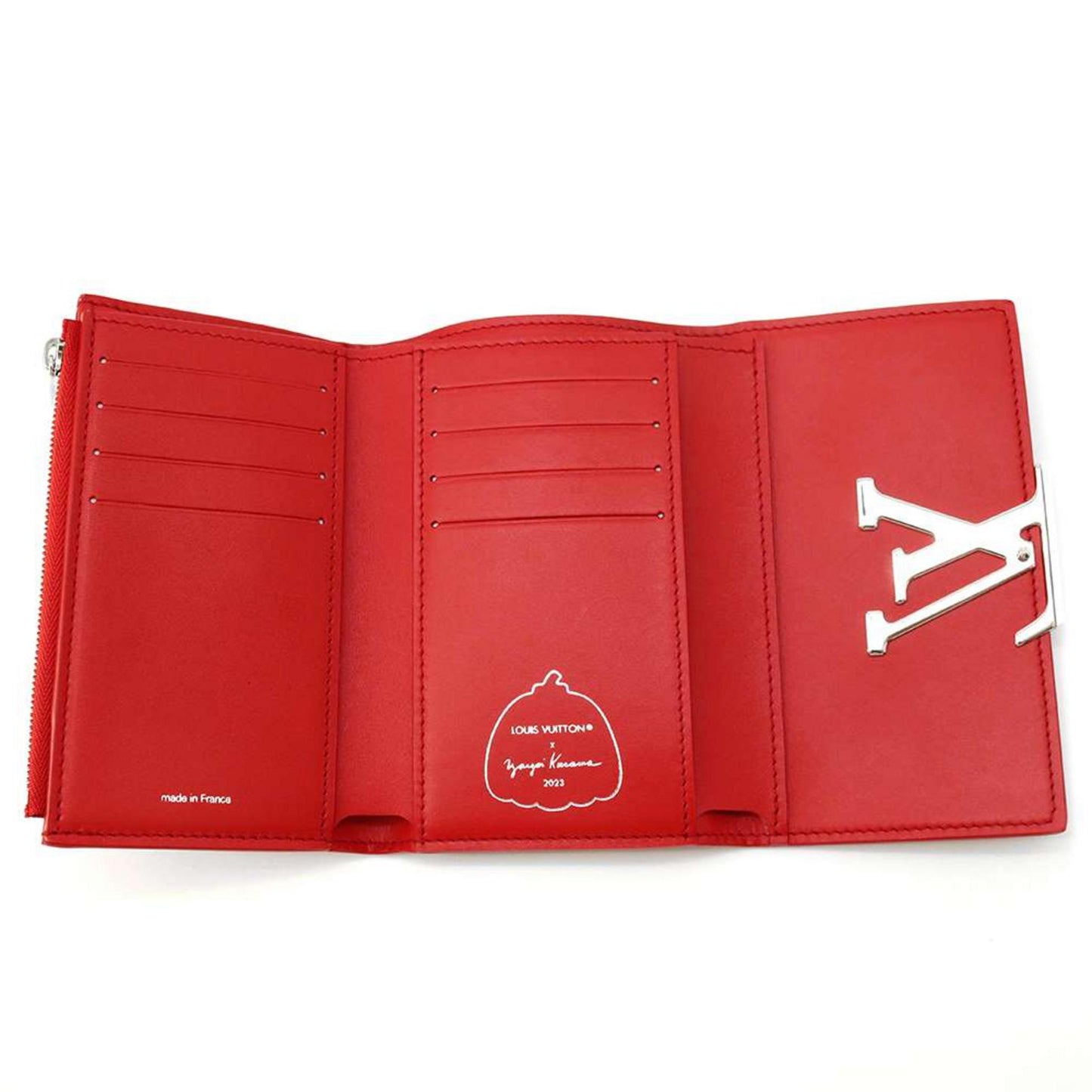 Louis Vuitton Capucine Taurillon Leather Rouge Wallet Preloved