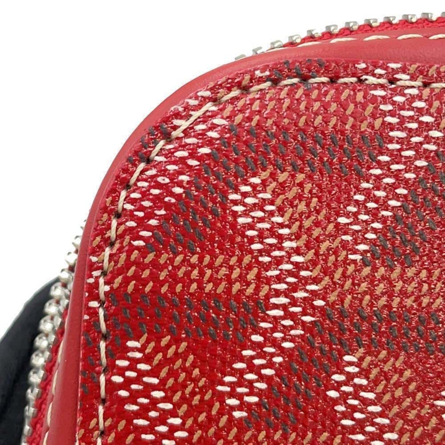 GOYARD Opera Calf Leather PVC Red Organizer Preloved