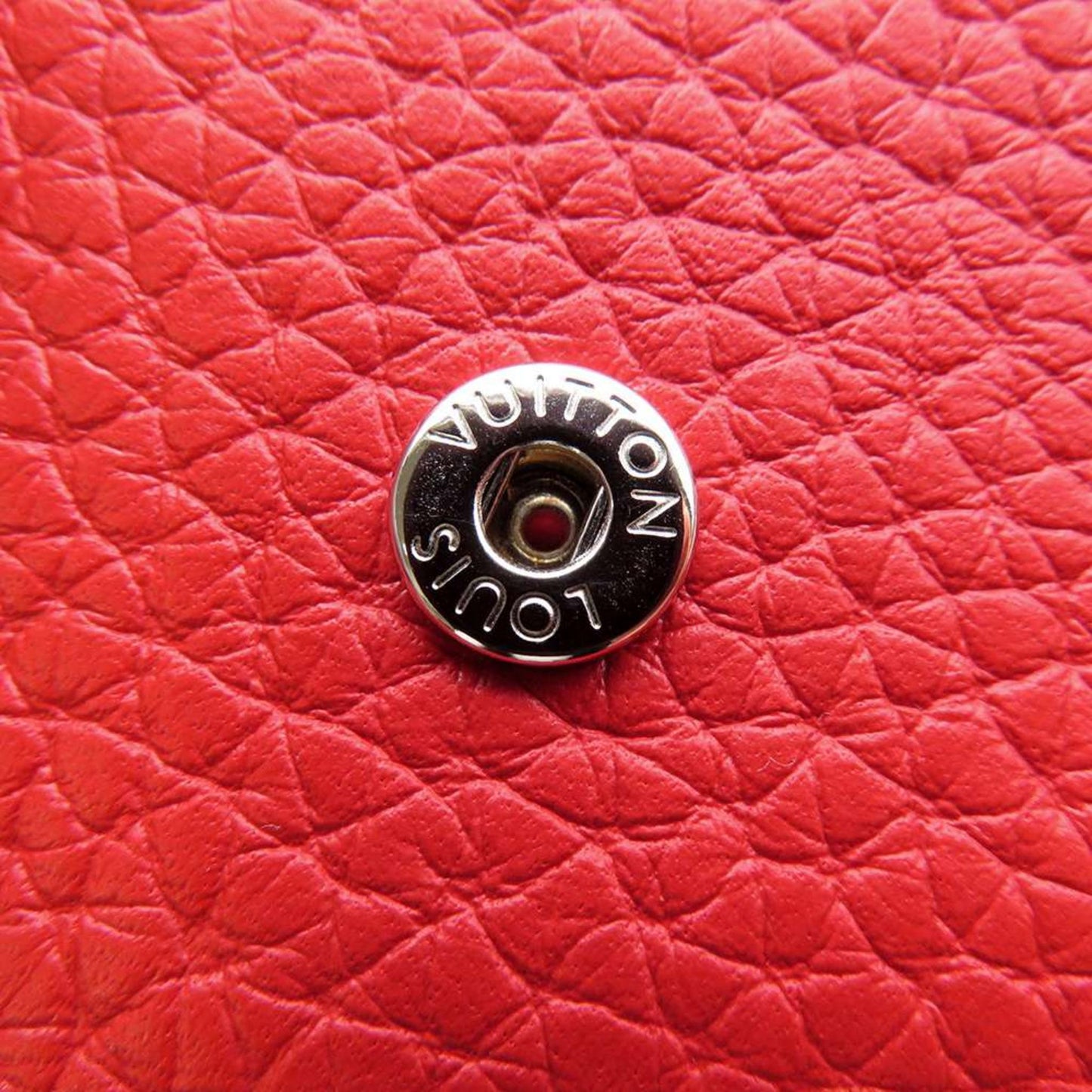 Louis Vuitton Capucine Taurillon Leather Rouge Wallet Preloved