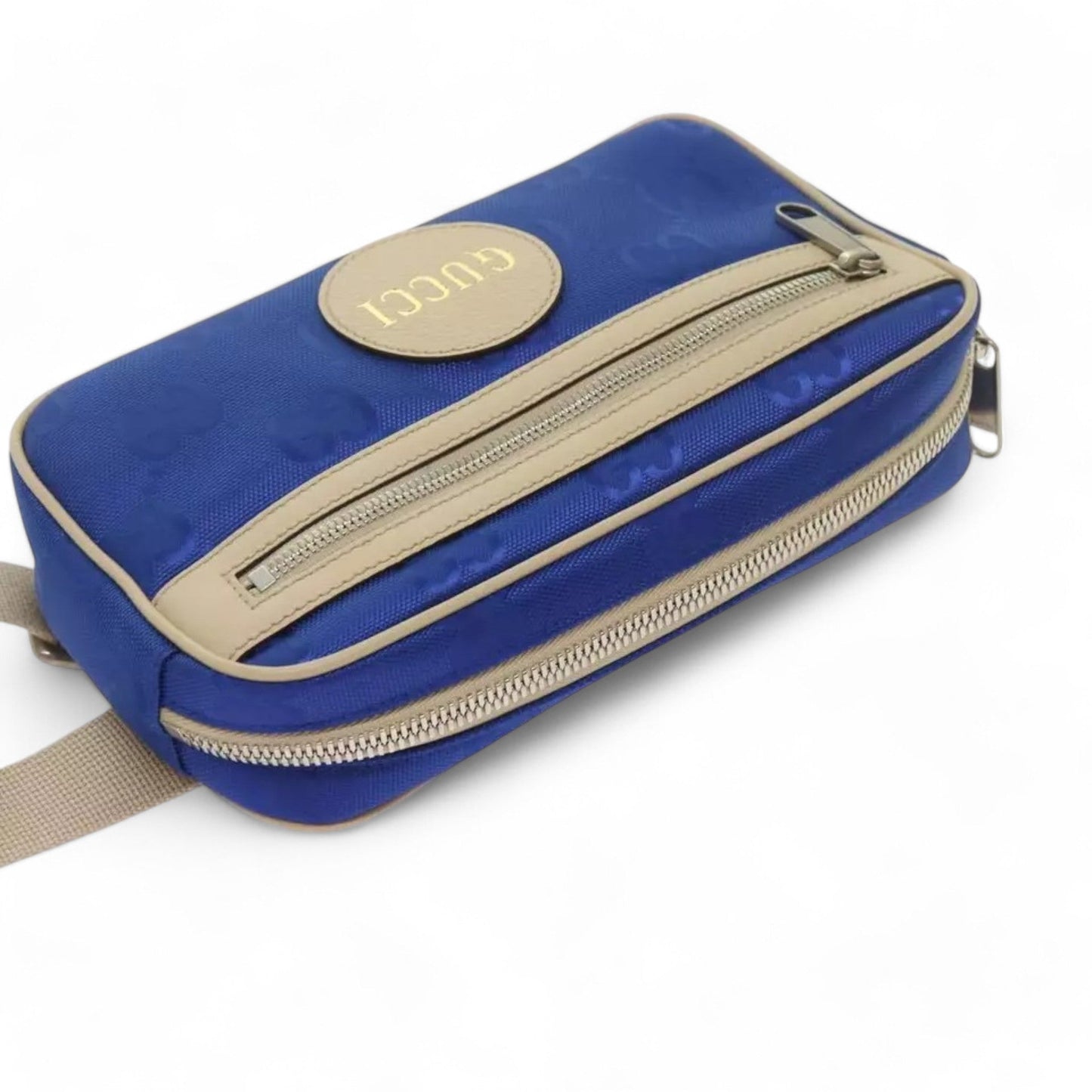 Gucci GG Nylon Bum Bag Body Bag Blue Unisex