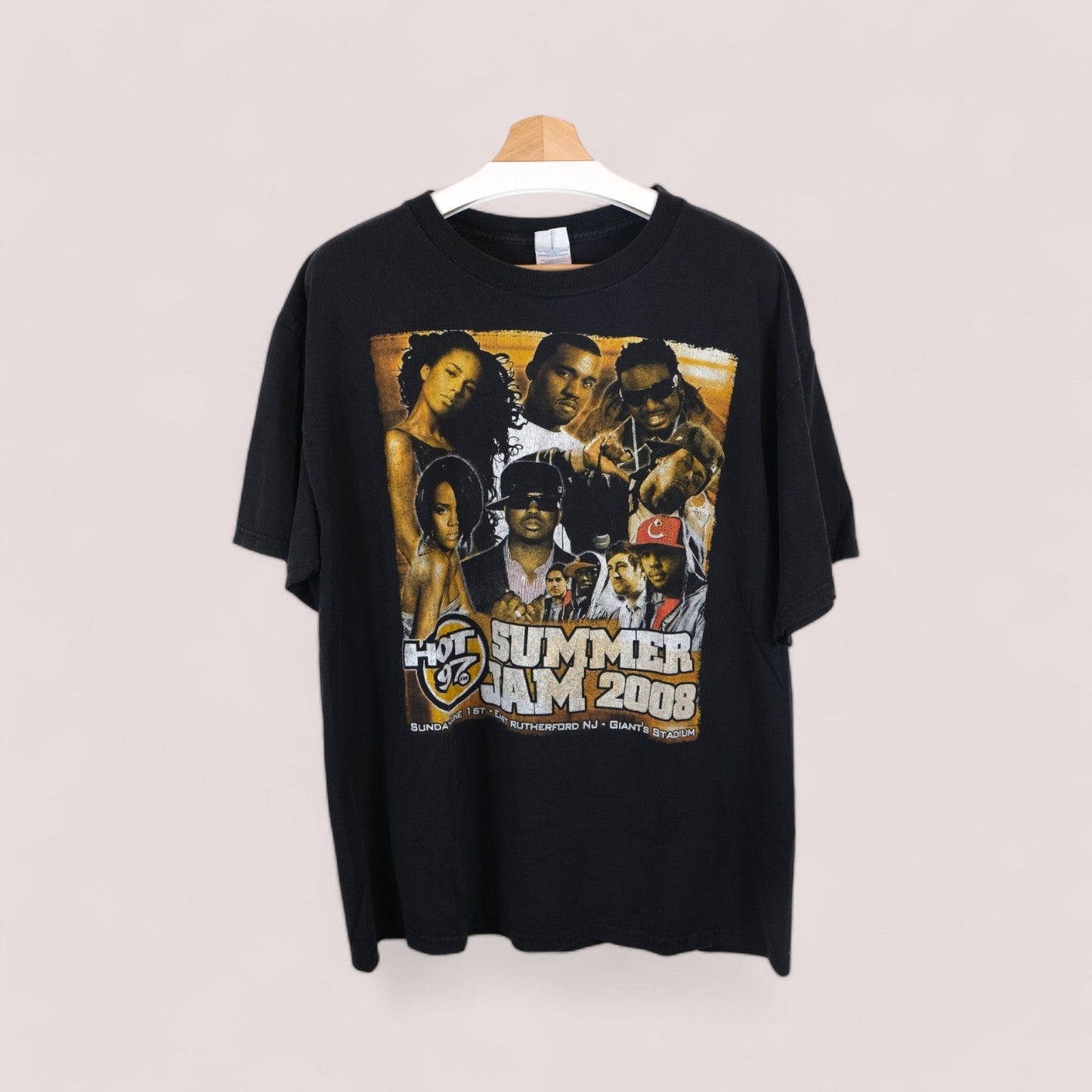 Hot 97 Summer Jam 2008 Vintage Graphic T-Shirt - XL