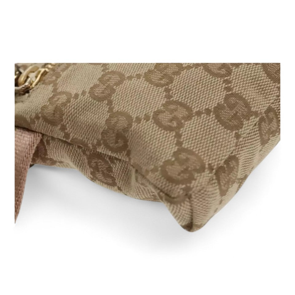 Gucci Beige GG Canvas Belt Bag Waist Pouch