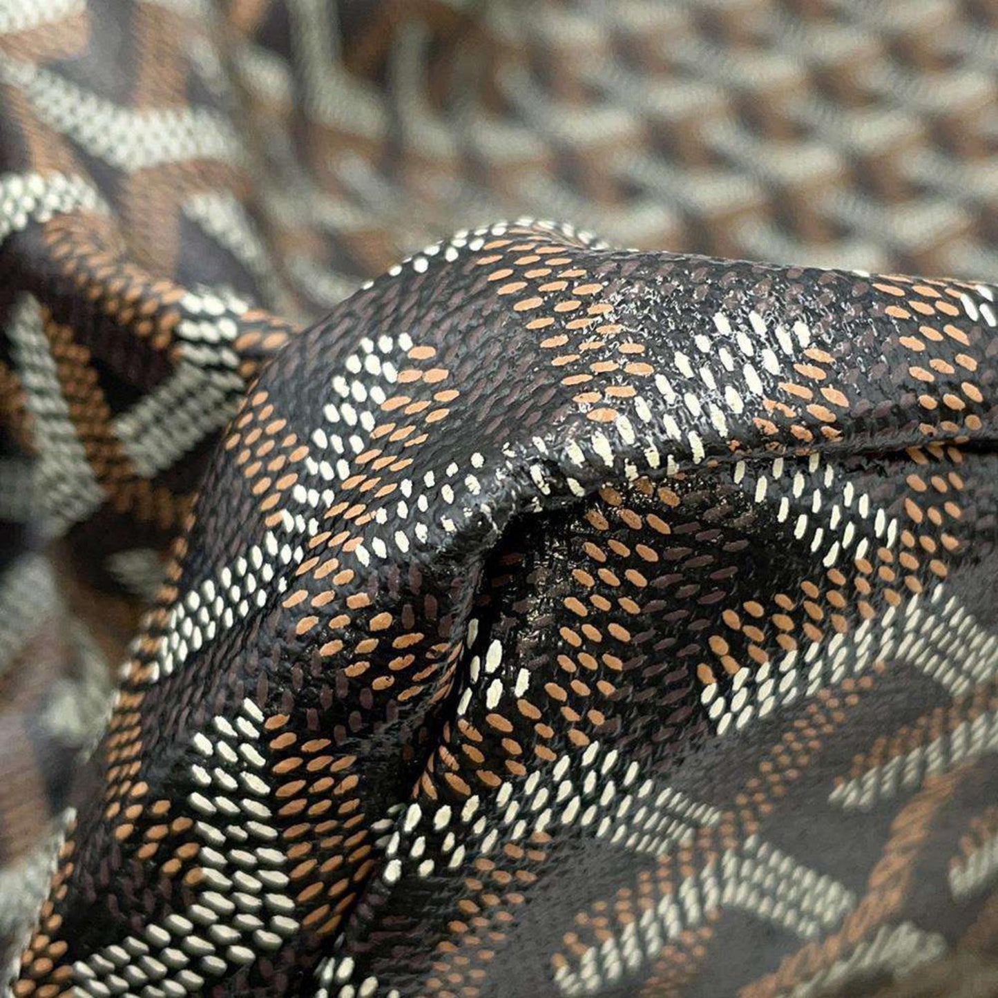 Goyard Saint Louis PVC Leather Black Tote Bag Preloved