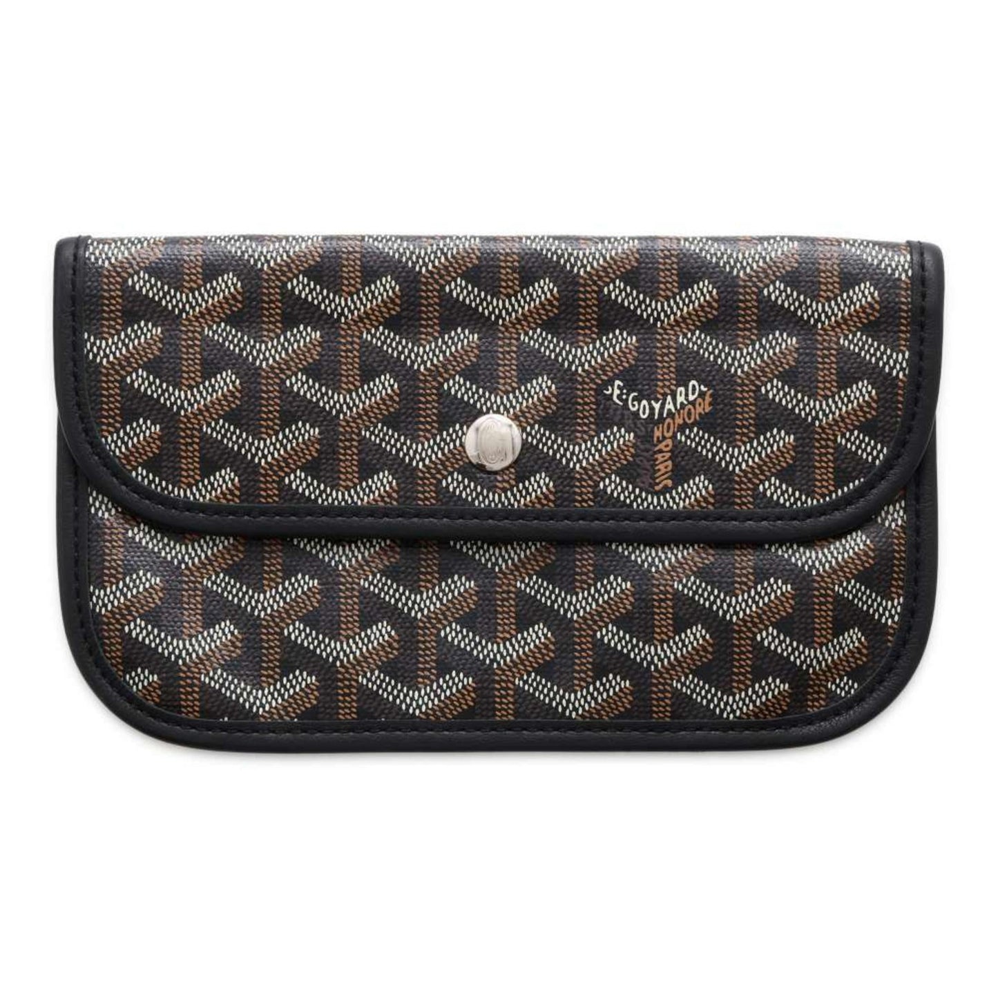 Goyard Saint Louis PVC Leather Black Tote Bag Preloved
