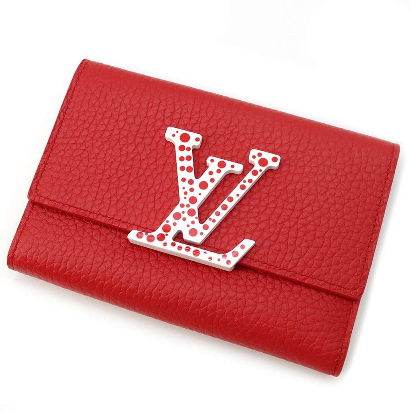 Louis Vuitton Capucine Taurillon Leather Rouge Wallet Preloved