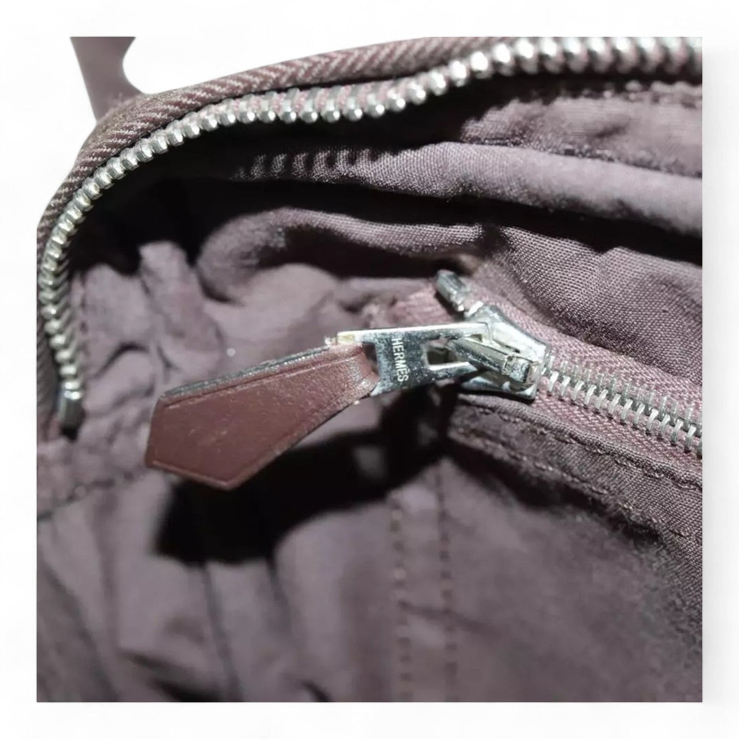 Hermes Akapu Luco Waist Bag Canvas Brown