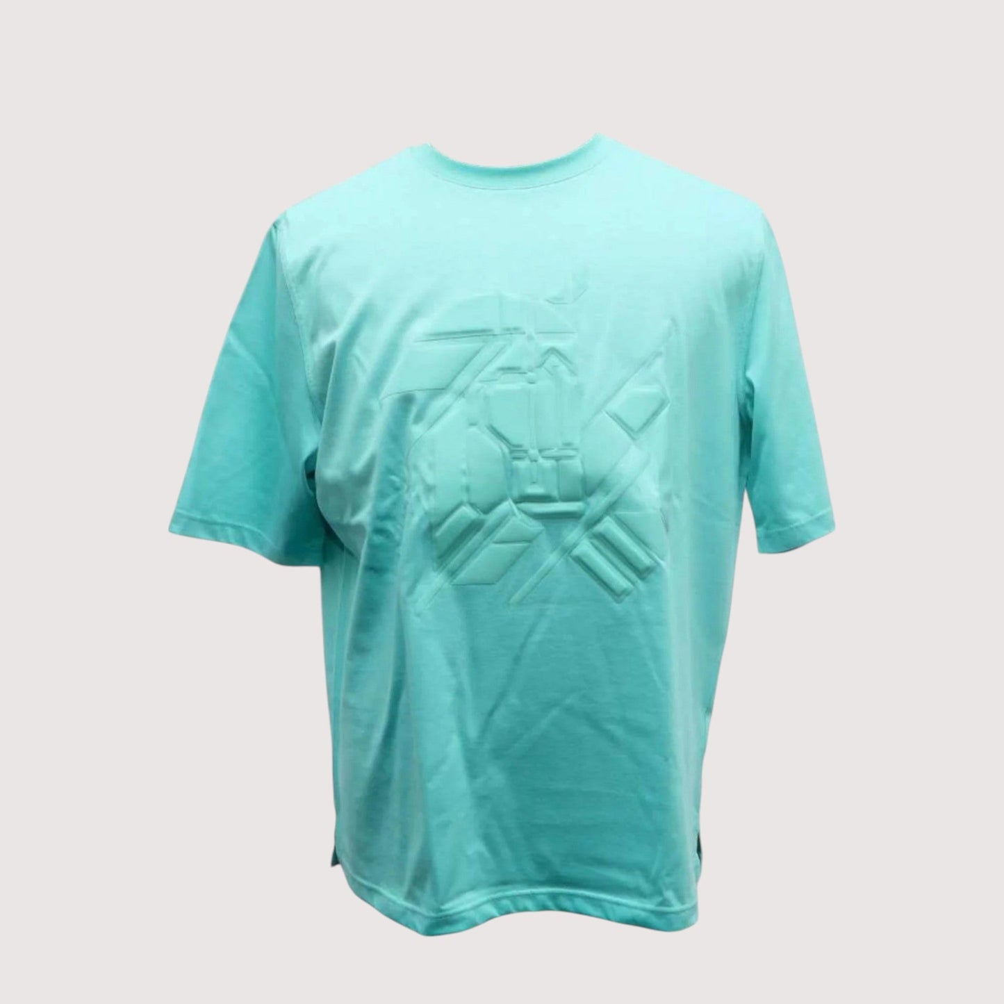 HERMES Chevaux en Symmetry Cotton Lagon TShirt Preloved