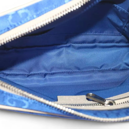 Gucci GG Nylon Bum Bag Body Bag Blue Unisex