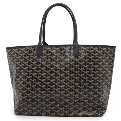 GOYARD Saint Louis PVC Leather Black Tote Preloved