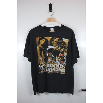 Hot 97 Summer Jam 2008 Vintage Graphic T-Shirt - XL