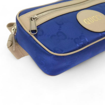 Gucci GG Nylon Bum Bag Body Bag Blue Unisex