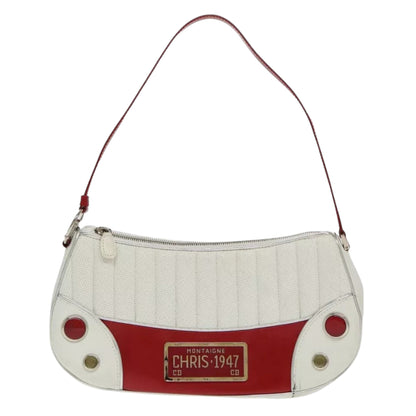 Christian Dior Montaigne Trailer Vintage Shoulder Bag Leather Women's Handbag
