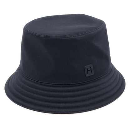 HERMES Fred H-Cut Cotton Marine Indigo Hat Preloved