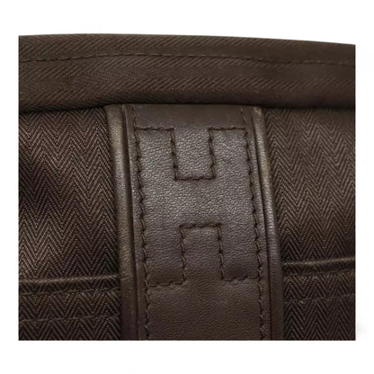 Hermes Akapu Luco Waist Bag Canvas Brown